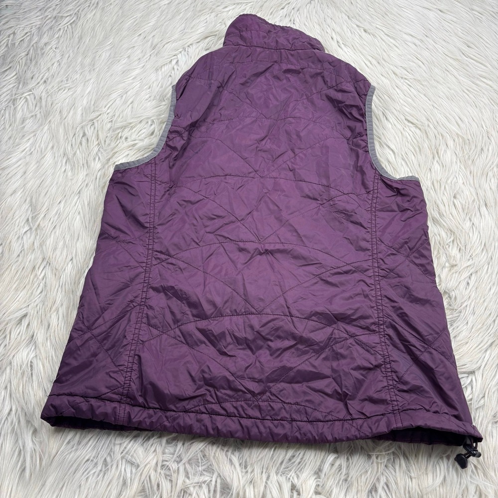 LL Bean Women's S Purple Primaloft Quilted Vest Full Zip Winter 288310 - Picture 5 of 6